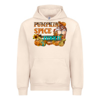 Sandshell Pumpkin Spice Junkie Urban Hoodie - FaDigitalArtStudio