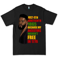 Black juneteenth 1885 because my ancestors weren't free in 1776 black man Premium Tee - HRA Design Shop