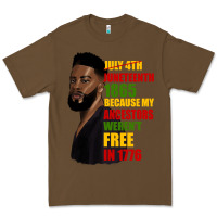 Cacao juneteenth 1885 because my ancestors weren't free in 1776 black man Premium Tee - HRA Design Shop