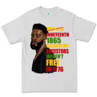 Dove Grey juneteenth 1885 because my ancestors weren't free in 1776 black man Premium Tee - HRA Design Shop