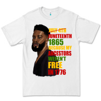 White juneteenth 1885 because my ancestors weren't free in 1776 black man Premium Tee - HRA Design Shop