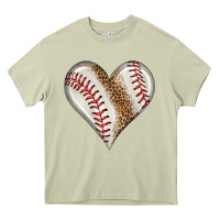 Mossy baseball heart Heavy Core Tee - HRA Design Shop