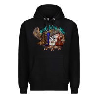 Black God bless the USA Eagle 4th of july Premium Hoodie - HowdyJamesFarm