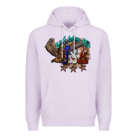 Lilac God bless the USA Eagle 4th of july Premium Hoodie - HowdyJamesFarm