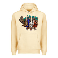 Pina Colada God bless the USA Eagle 4th of july Premium Hoodie - HowdyJamesFarm
