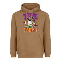 Toasted Coconut Trick or teach Halloween Heavyweight Hoodie - NancyCooperArtShop