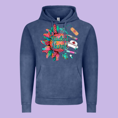 Western Student Nurse Medical Instruments Vintage Hoodie Designed By Barkaloodesign