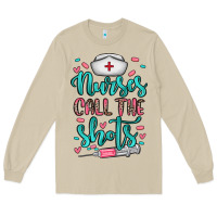 Mushroom nurses call the shots Long Sleeve Tee - NancyCooperArtShop
