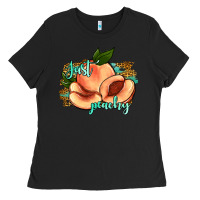 Black just peachy 2 Ladies Tee - JahusDesignShop