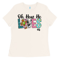 Bone Oh how he loves us Ladies Tee - Neo Western