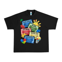 Black autism cassette tapes Urban Heavy Tee - MaliasSmallBusiness