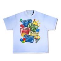 Grape Ice autism cassette tapes Urban Heavy Tee - MaliasSmallBusiness
