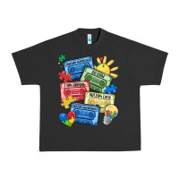 Pigment Black autism cassette tapes Urban Heavy Tee - MaliasSmallBusiness