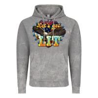 Cloud Rock lets get lit america eagle Vintage Hoodie - NancyCooperArtShop