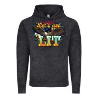 Vintage Arctic lets get lit america eagle Vintage Hoodie - NancyCooperArtShop