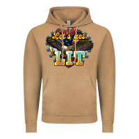 Vintage Camel lets get lit america eagle Vintage Hoodie - NancyCooperArtShop
