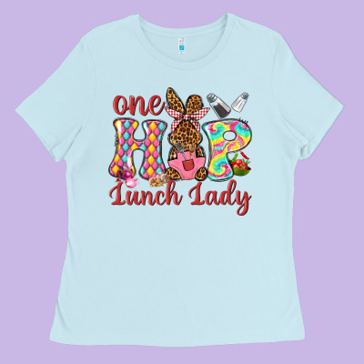 One Hip Lunch Lady Ladies Tee Designed By Neo Western
