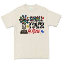 Small Town Autism Premium Tee | Teevron