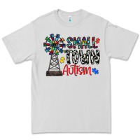 Dove Grey small town autism Premium Tee - CowhideDigitalArt