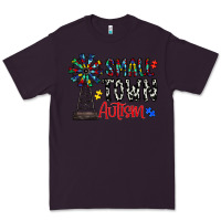 Plum small town autism Premium Tee - CowhideDigitalArt