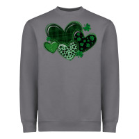 Storm leopard hearts st patricks day Heavyweight Sweatshirt - MaliasSmallBusiness