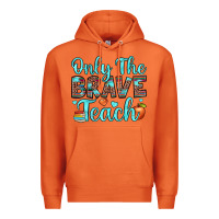 Carrot only the brave teach Premium Hoodie - JahusDesignShop