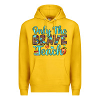 Lemon only the brave teach Premium Hoodie - JahusDesignShop