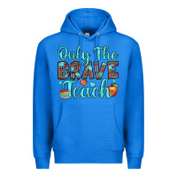 True Royal only the brave teach Premium Hoodie - JahusDesignShop