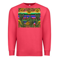 Cardinal western desert with leopard and sunflowers tumbler tbs Premium Sweatshirt - TumblerDesignByShophia