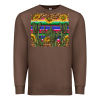 Chestnut western desert with leopard and sunflowers tumbler tbs Premium Sweatshirt - TumblerDesignByShophia