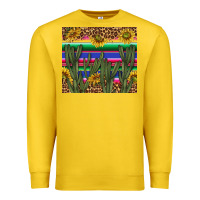 Lemon western desert with leopard and sunflowers tumbler tbs Premium Sweatshirt - TumblerDesignByShophia