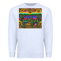 White western desert with leopard and sunflowers tumbler tbs Premium Sweatshirt - TumblerDesignByShophia