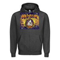 Charcoal Heather boo haw tumbler Zipper Hoodie - BarkalooDesign