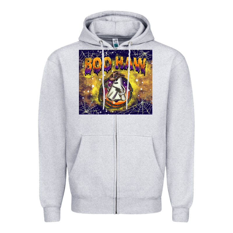 Boo Haw Tumbler Zipper Hoodie by BarkalooDesign | Teevron