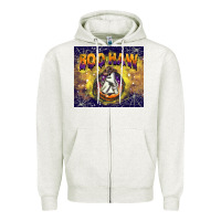 Oatmeal Heather boo haw tumbler Zipper Hoodie - BarkalooDesign