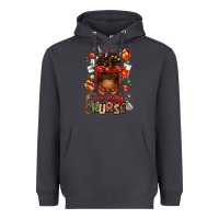 Smoke one merry nurse afro messy bun Heavyweight Hoodie - texasbilliewilder