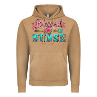 Vintage Camel western blessed nurse pink floral arrow Vintage Hoodie - BarkalooDesign