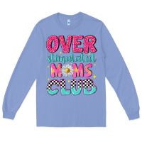 Colony Blue over stimulated moms club Long Sleeve Tee - NancyCooperArtShop