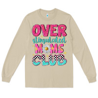 Mushroom over stimulated moms club Long Sleeve Tee - NancyCooperArtShop