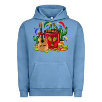 Pigment Pebble Blue Mexico Coffee Mug Urban Hoodie - FaDigitalArtStudio