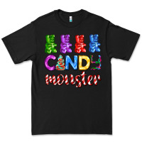 Black candy monster with jelly bear Premium Tee - AdoDesignShop