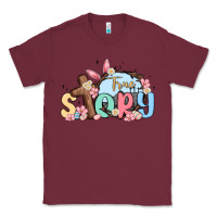 Burgundy true story easter Classic Tee - MaliasSmallBusiness