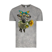 Cloud Rock cute hempshire sheep with eyeglasses Vintage Tee - LillyAllenDesigns