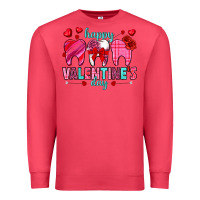 Happy Valentine's Day With Teeth Valentine's Day Premium Sweatshirt | Teevron