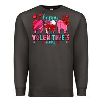 Smoke Happy Valentine's Day with teeth Valentine's Day Premium Sweatshirt - HowdyJamesFarm