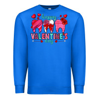 True Royal Happy Valentine's Day with teeth Valentine's Day Premium Sweatshirt - HowdyJamesFarm