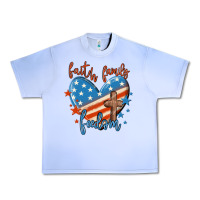 Grape Ice faith family freedom Urban Heavy Tee - MaliasSmallBusiness