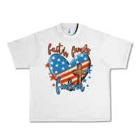 Lunar Rock faith family freedom Urban Heavy Tee - MaliasSmallBusiness