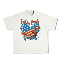Pistachio faith family freedom Urban Heavy Tee - MaliasSmallBusiness