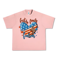 Salmon faith family freedom Urban Heavy Tee - MaliasSmallBusiness